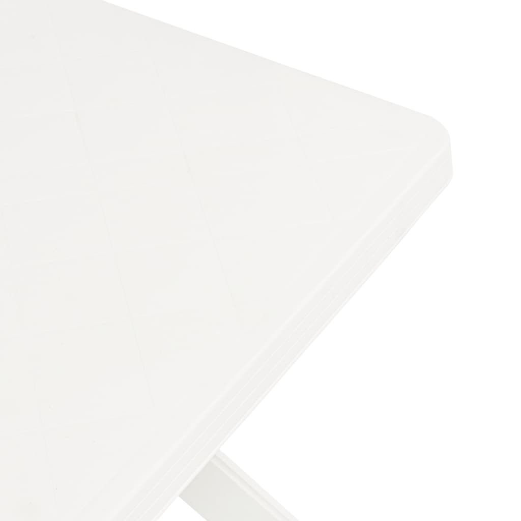 Bistrotisch Weiss 70x70x72 cm Kunststoff